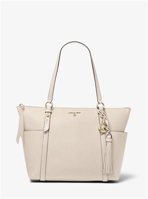 michael kors sullivan large saffiano leather top-zip tote bag|sullivan leather saffiano bag.